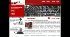 Desktop Screenshot of metal-klos.com.pl