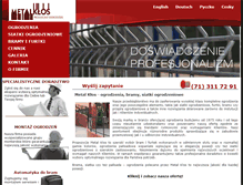 Tablet Screenshot of metal-klos.com.pl